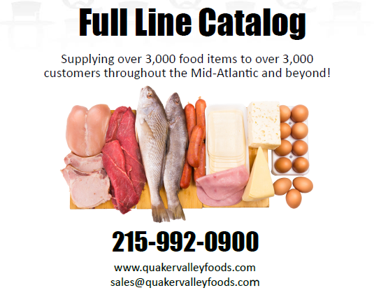Ad Book Brochure Quaker Valley Foods