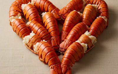 Preparing Lobster Tails for Valentine’s Day!
